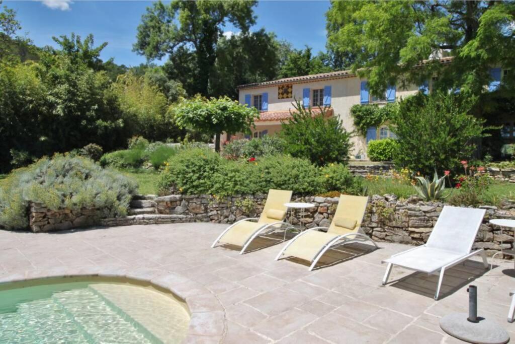 Bastide Derroc Villa Cotignac Bagian luar foto